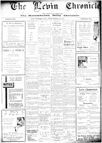 Issue page