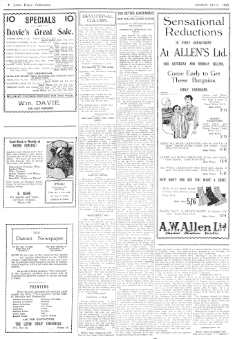 Issue page