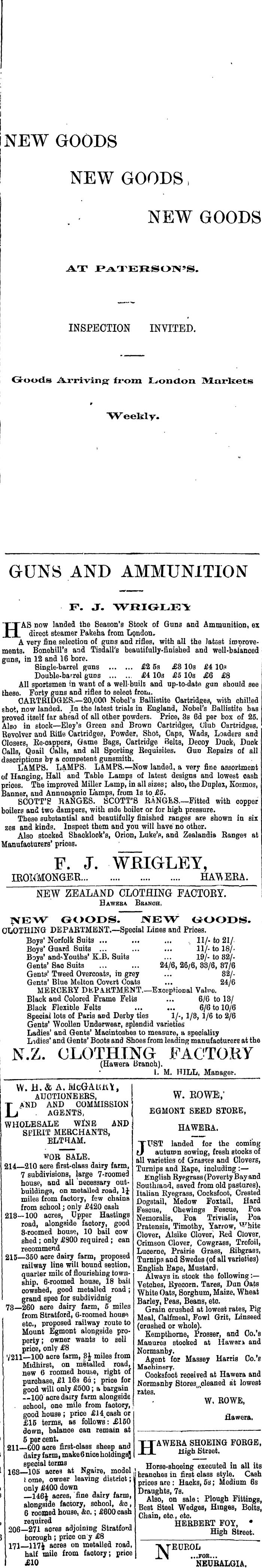 Papers Past, Newspapers, Hawera & Normanby Star