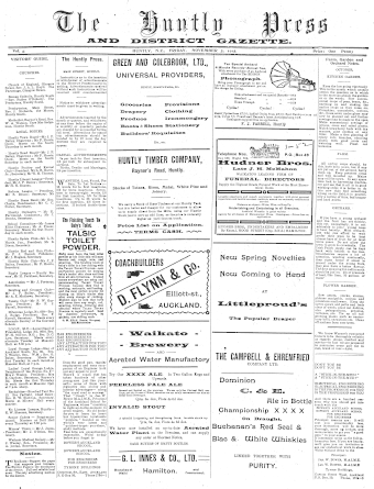 Issue page