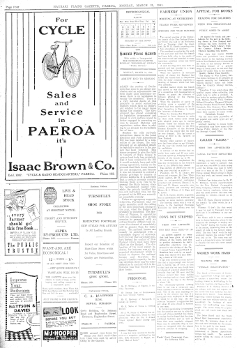 Issue page