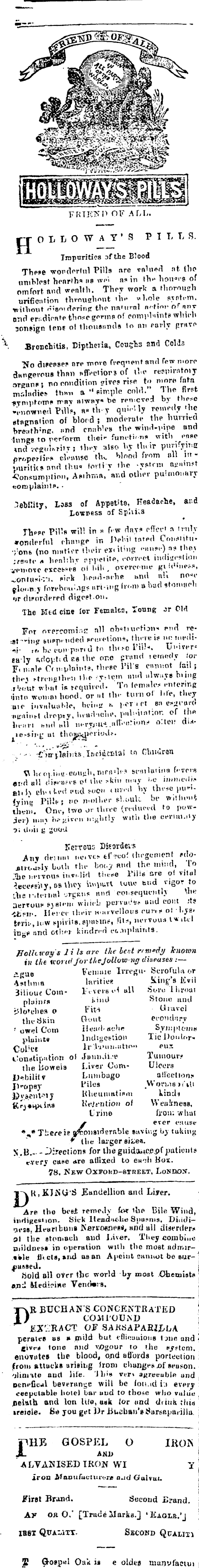 Papers Past Newspapers Inangahua Times 30 December 17 Page 1 Advertisements Column 1