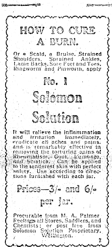 Papers Past Newspapers Inangahua Times 10 January 1908 Page 1 Advertisements Column 2