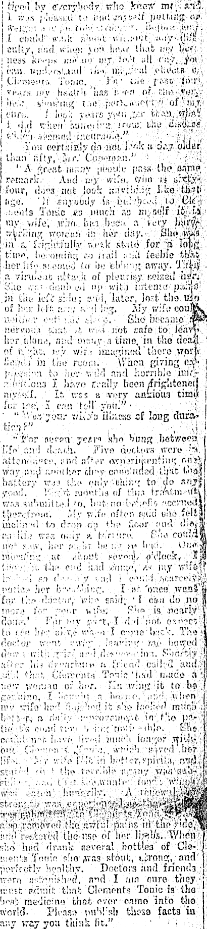 Papers Past Newspapers Inangahua Times 26 February 1908 Page 1 Advertisements Column 4