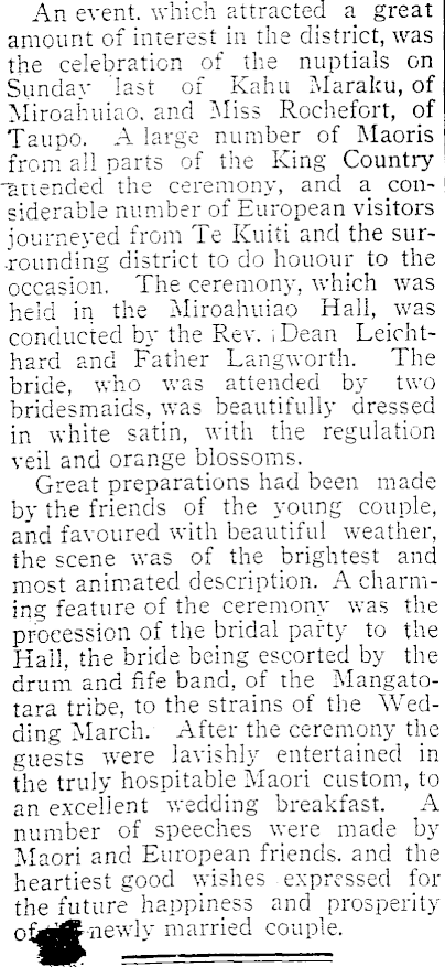 Papers Past Newspapers King Country Chronicle 27 March 1908