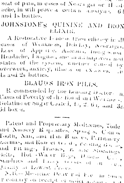 Papers Past Newspapers Lake County Press 7 November 1901 Page 7 Advertisements Column 6