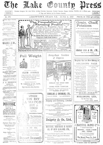 Issue page