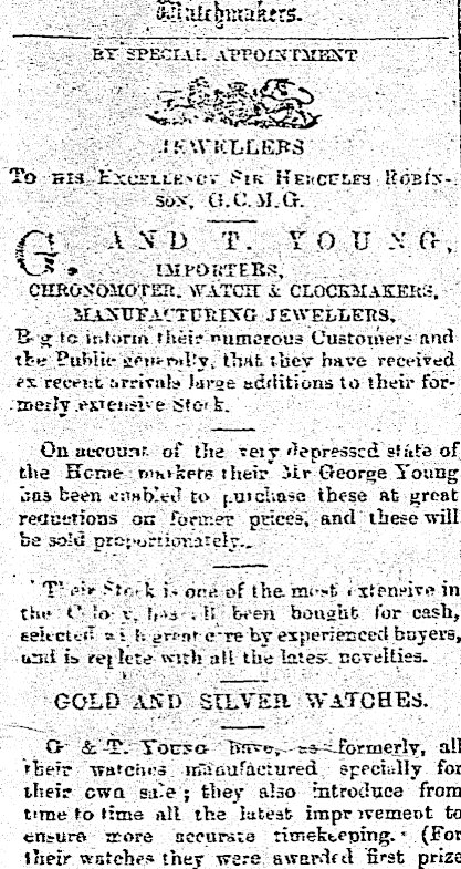 Papers Past Newspapers Mount Ida Chronicle 12 July 1879 Page 4 Advertisements Column 1