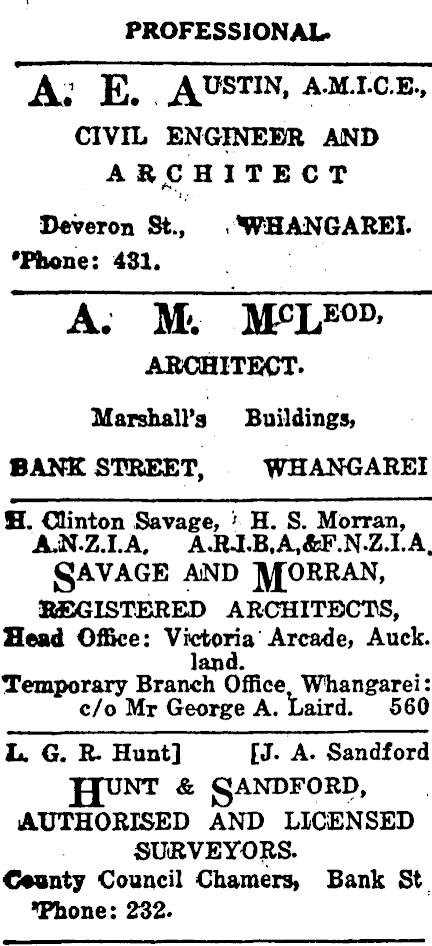 Papers Past Newspapers Northern Advocate 22 September 1921 Page 1 Advertisements Column 1