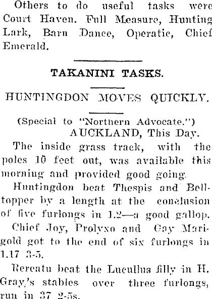 Papers Past Newspapers Northern Advocate 12 November 1932