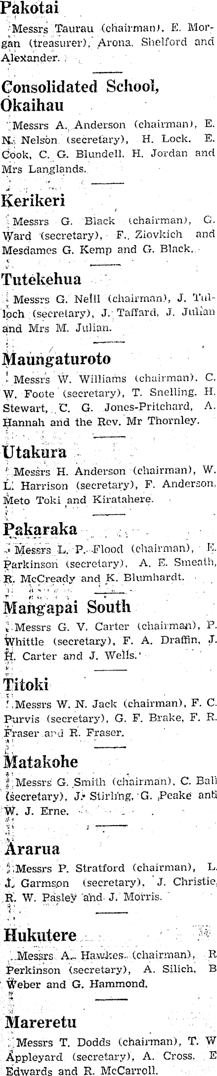Papers Past Newspapers Northern Advocate 14 April 1938 School Committee Meetings Last Night