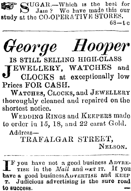 Papers Past Newspapers Nelson Evening Mail 14 February 17 Page 1 Advertisements Column 4