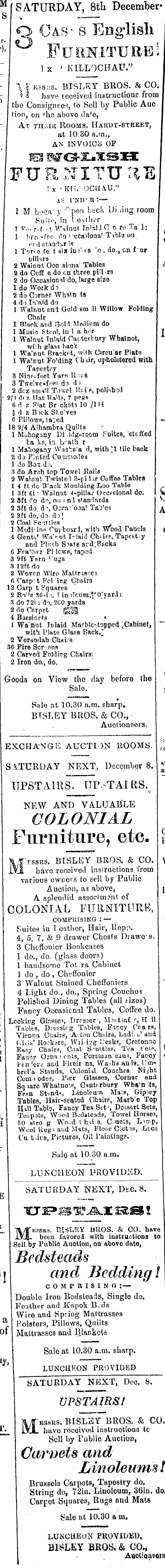 Papers Past Newspapers Nelson Evening Mail 7 December 18 Page 3 Advertisements Column 3