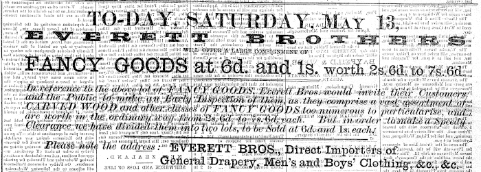 Papers Past Newspapers Nelson Evening Mail 28 June 18 Page 1 Advertisements Column 3