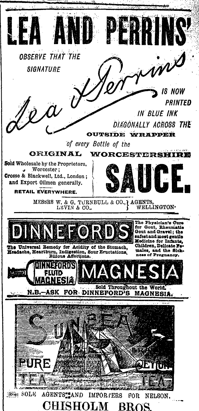 Papers Past Newspapers Nelson Evening Mail 24 September 16 Page 4 Advertisements Column 7