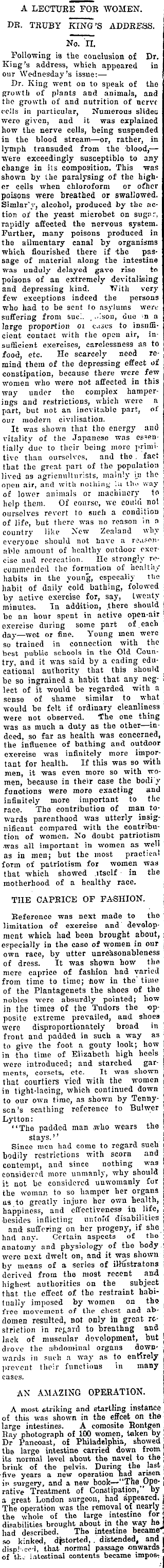 Papers Past | Newspapers | Nelson Evening Mail | 26 June 1909 | HEALTH &  HAPPINESS.