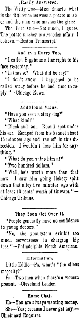 Papers Past Newspapers North Otago Times 18 January 1906 Froggie