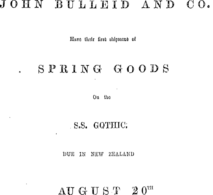 Papers Past Newspapers North Otago Times 24 December 1900 Page 1 Advertisements Column 2