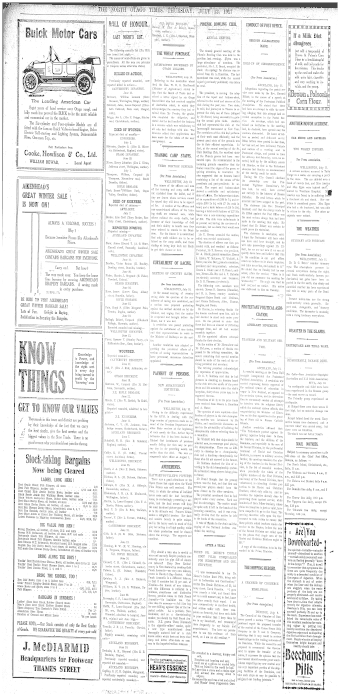 Issue page