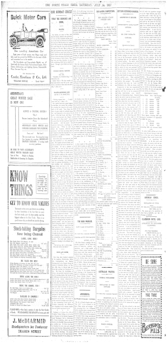 Issue page