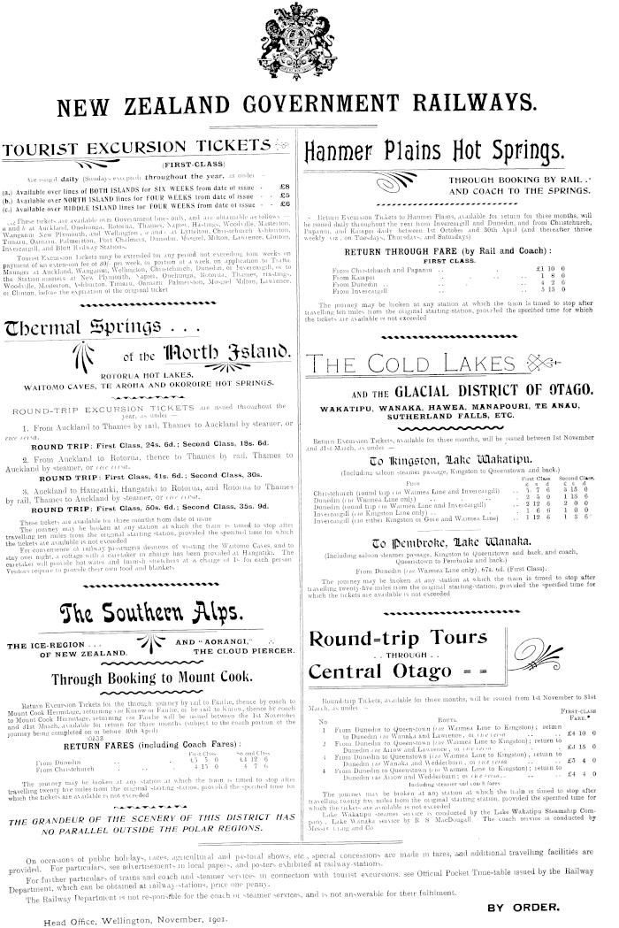 Papers Past Newspapers Free Lance 21 December 1901 Page 29 Advertisements Column 1