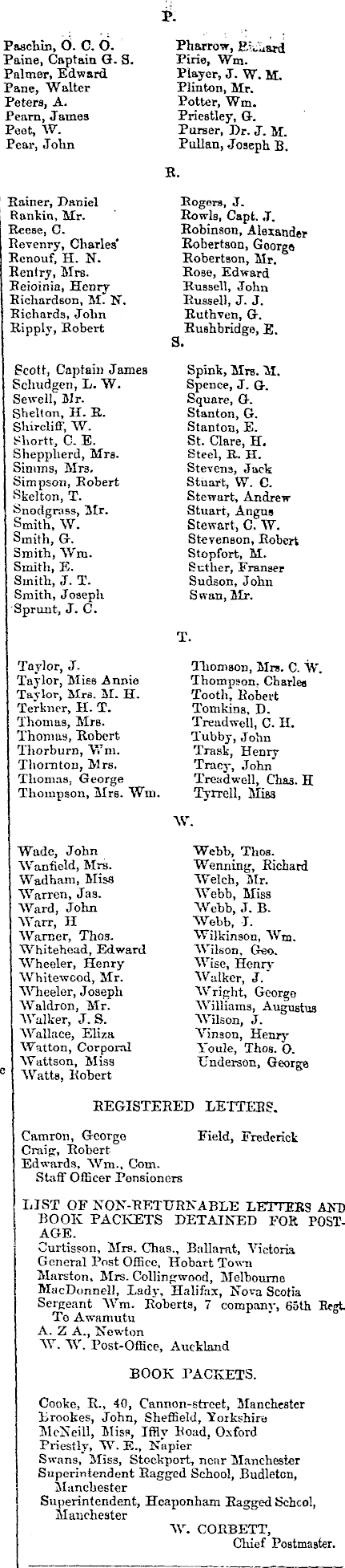 Papers Past Newspapers New Zealand Herald 2 December 1864 Page 6 Advertisements Column 3