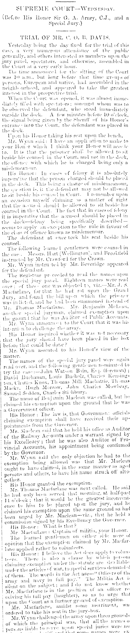 Papers Past, Newspapers, New Zealand Herald, 14 September 1865