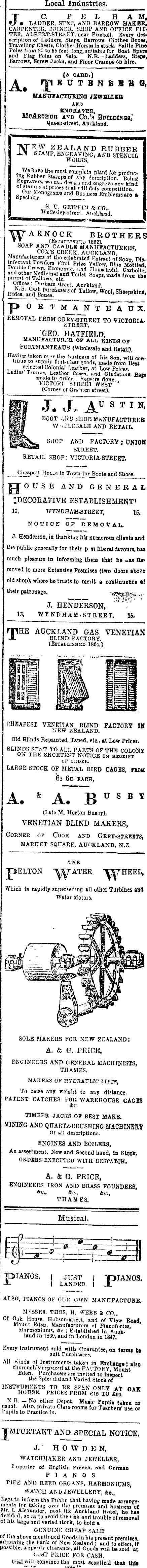 Papers Past Newspapers New Zealand Herald 28 December 15 Page 7 Advertisements Column 6