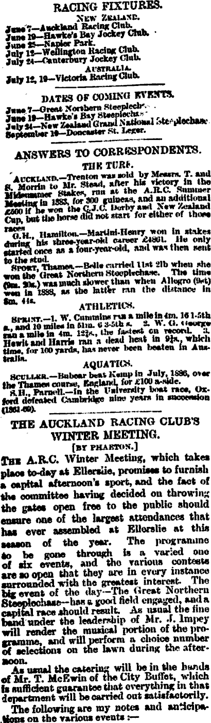 Papers Past  Newspapers  New Zealand Herald  7 June 1890 