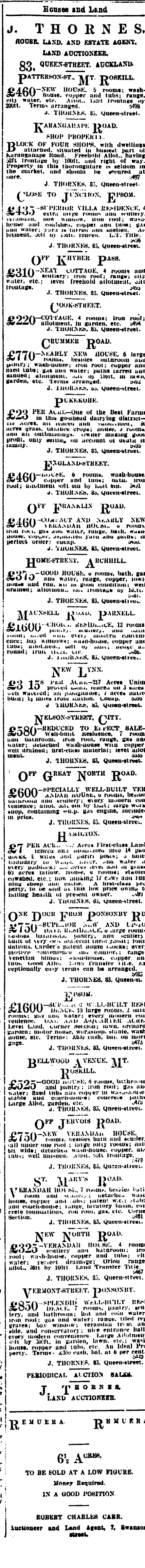 Papers Past Newspapers New Zealand Herald 10 April 1907 Page 11 Advertisements Column 5