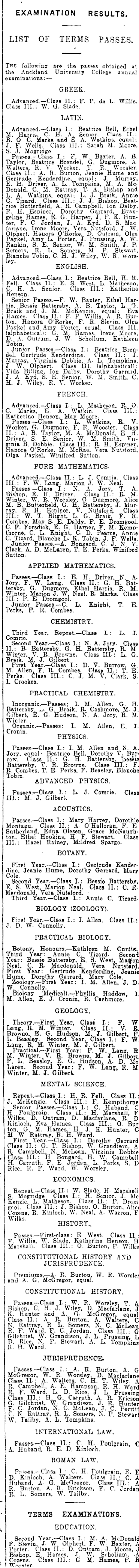 Papers Past Newspapers New Zealand Herald 29 October 1914 Auckland University