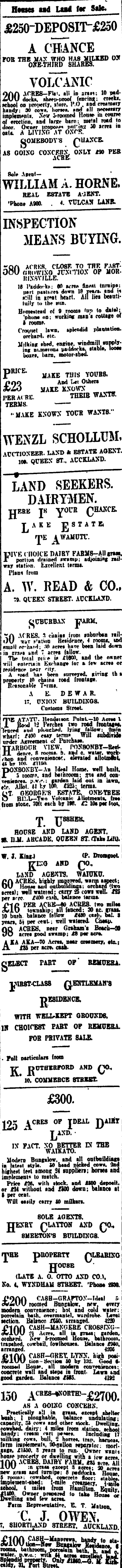 Papers Past Newspapers New Zealand Herald 20 May 1915 Page 2 Advertisements Column 7