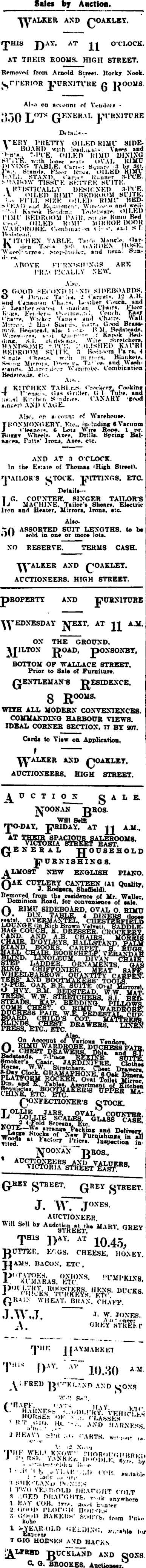 Papers Past Newspapers New Zealand Herald 28 January 1916 Page 10 Advertisements Column 1