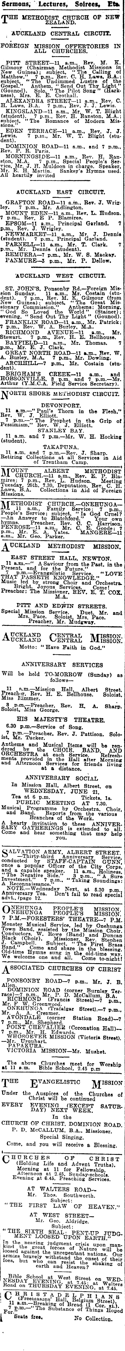 Papers Past Newspapers New Zealand Herald 17 June 1916 Page 4 Advertisements Column 2