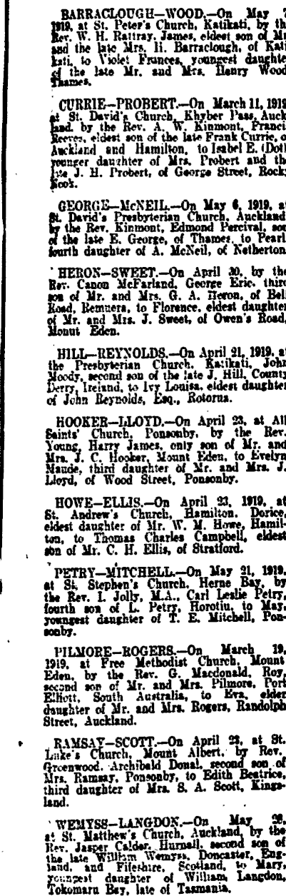 Papers Past Newspapers New Zealand Herald 7 June 1919