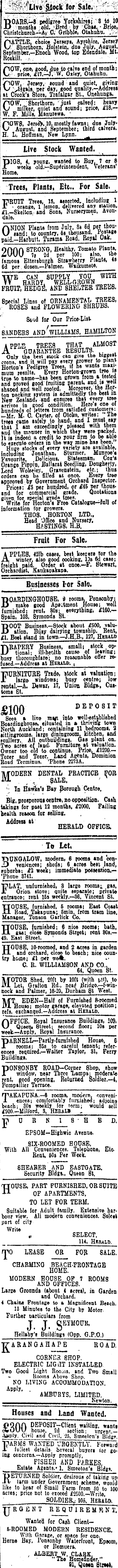 Papers Past, Newspapers, New Zealand Herald, 12 June 1919