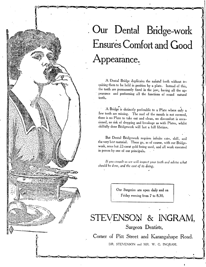 Papers Past Newspapers New Zealand Herald 29 November 1919 Page 19 Advertisements Column 1