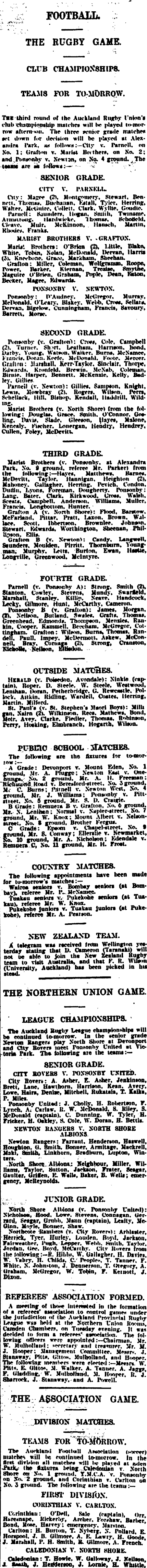 Papers Past Newspapers New Zealand Herald 27 May 1910 Athletic Sports