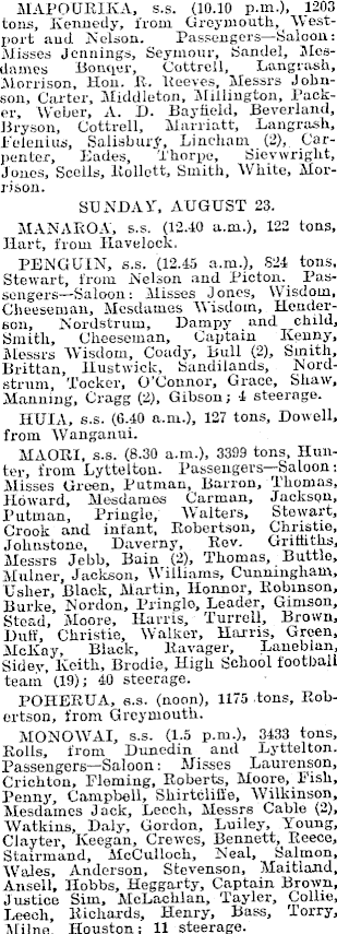 Papers Past Newspapers New Zealand Times 24 August 1908