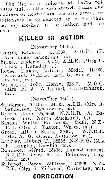 Papers Past Newspapers New Zealand Times 27 November 1917