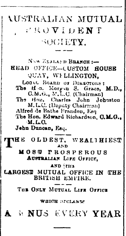 Papers Past Newspapers Oamaru Mail 9 February 1900 Page 1 Advertisements Column 2