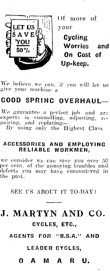 Papers Past Newspapers Oamaru Mail 3 September 19 Page 5 Advertisements Column 4