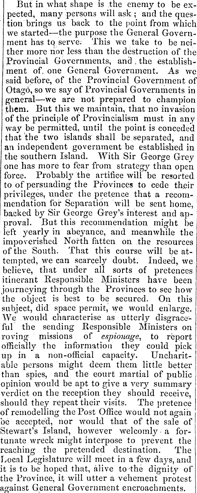 Papers Past Newspapers Otago Daily Times 28 November 1861 The Otago Daily Times 8744