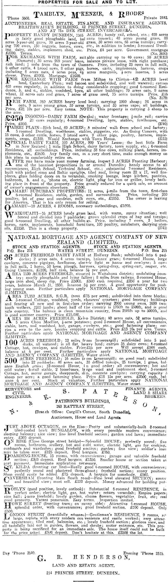 Papers Past Newspapers Otago Daily Times 27 January 1925 Page 10 Advertisements Column 3