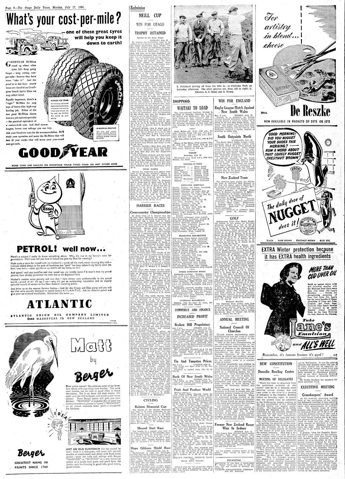 Papers Past Newspapers Otago Daily Times 17 July 1950 Page 8