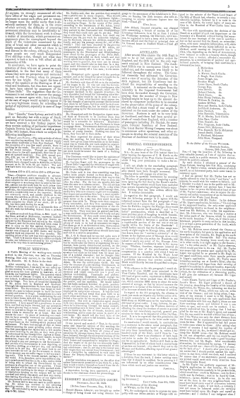 Papers Past Newspapers Otago Witness 31 July 1858