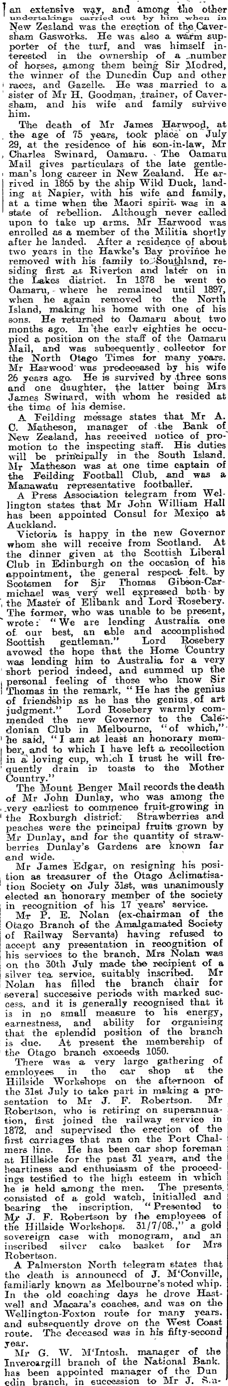 Papers Past, Newspapers, Otago Witness, 5 August 1908