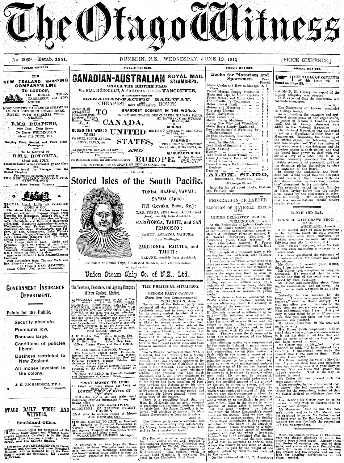 Papers Past Newspapers Otago Witness 12 June 1912 Page 3