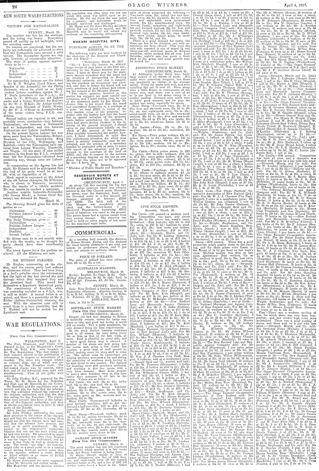 Papers Past Newspapers Otago Witness 4 April 1917 Page 24