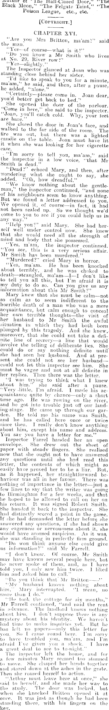 Papers Past | Newspapers | Otago Witness | 5 December 1922 | The Splendid  Sacrifice.